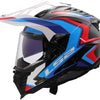 Ls2 endurohelm mx701 explorer carbon frontier ii helmet explorer carbo frontier ii white blue xl