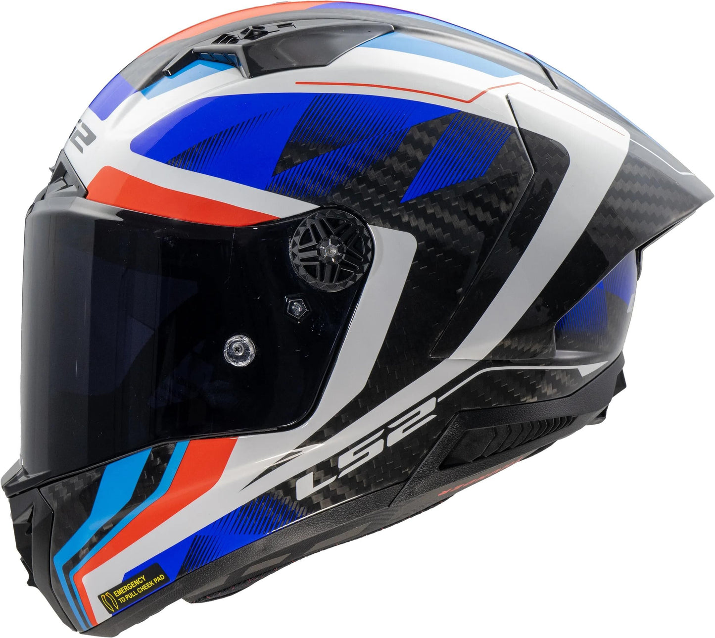 Ls2 integralhelm ff805 thunder carbon gp raute helmet ff805 thunder gp diamond blue red gr. l