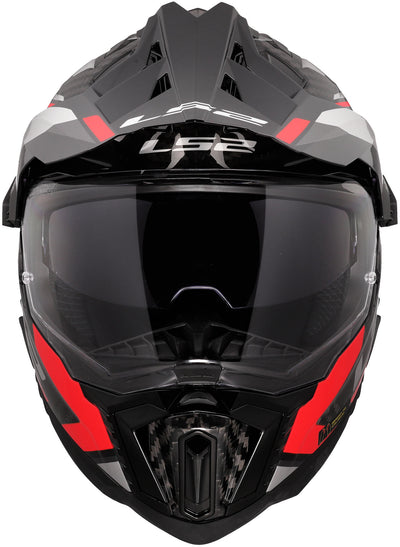 Ls2 endurohelm mx701 explorer carbon frontier ii helmet explorer carbo frontier ii red gr. m