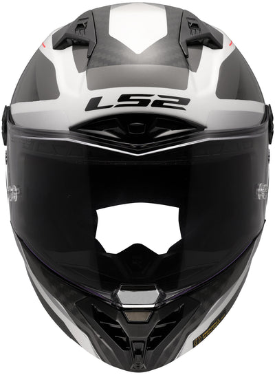 Ls2 integralhelm ff805 thunder carbon gp raute helmet ff805 thunder gp diamond white grey siz