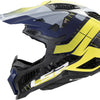 Ls2 crosshelm mx703 x-force galuo helmet x-force galuo gray neon yellow gr. l