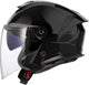Ls2 jethelm of618 verso ii solid helmets of618 verso i solid black gr. xxl