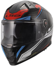 Ls2 integralhelm ff811 vector ii carbon savage ff811 vector ii helme c savage white blue red x - afbeelding 2