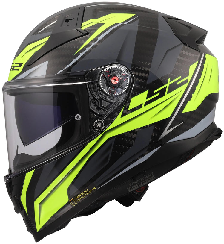 Ls2 integralhelm ff811 vector ii carbon savage helmet ff811 vector i c savage h-v yellow 3xl