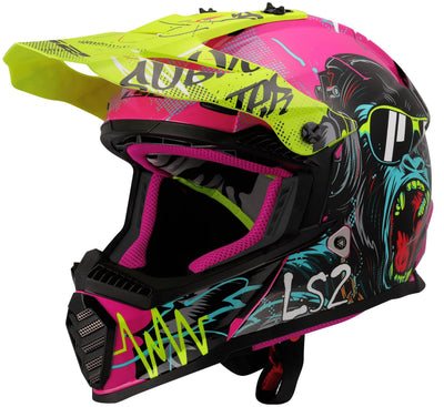 Ls2 kinder-crosshelm mx437 fast evo ii mini gorilla