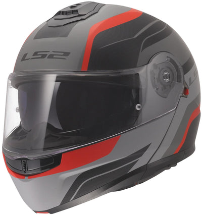 Ls2 klapphelm ff908 strobe ii monza helmets ff908 strobe monza black grey red xxl