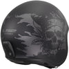 Ls2 jethelm of599 spitfire ii willy helmet of599 spitfire ii willy black grey xxl