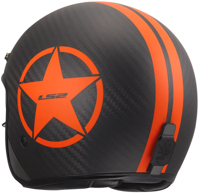 Ls2 jethelm of601 bob ii carbon star helmet of601 bob ii carbon star orange gr.xxl