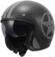 Ls2 jethelm of601 bob ii carbon star helmet of601 bob ii carbon star gray gr. l - afbeelding 2