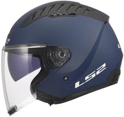 Ls2 jethelm of600 copter ii solid helmet of600 copter i navy blue matt gr. xxl - afbeelding 2