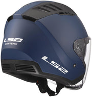 Ls2 jethelm of600 copter ii solid helmet of600 copter i navy blue matt gr. xxl - afbeelding 1