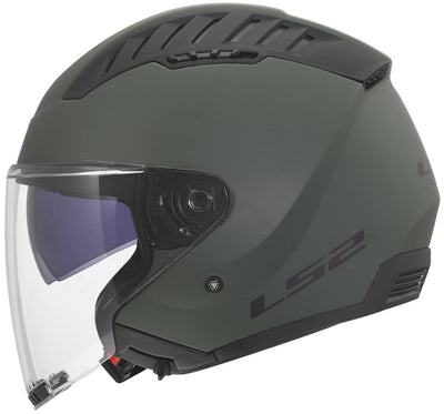 Ls2 jethelm of600 copter ii solid helmet of600 copter i military green gr. l