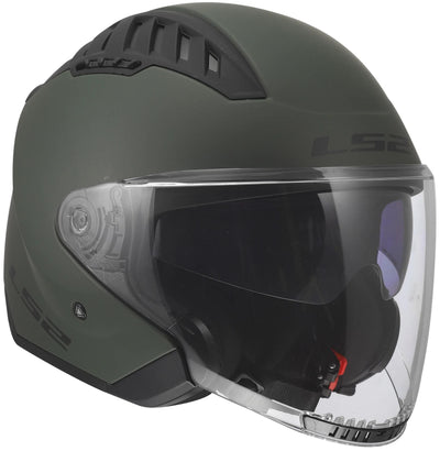Ls2 jethelm of600 copter ii solid helmet of600 copter i military green gr. l
