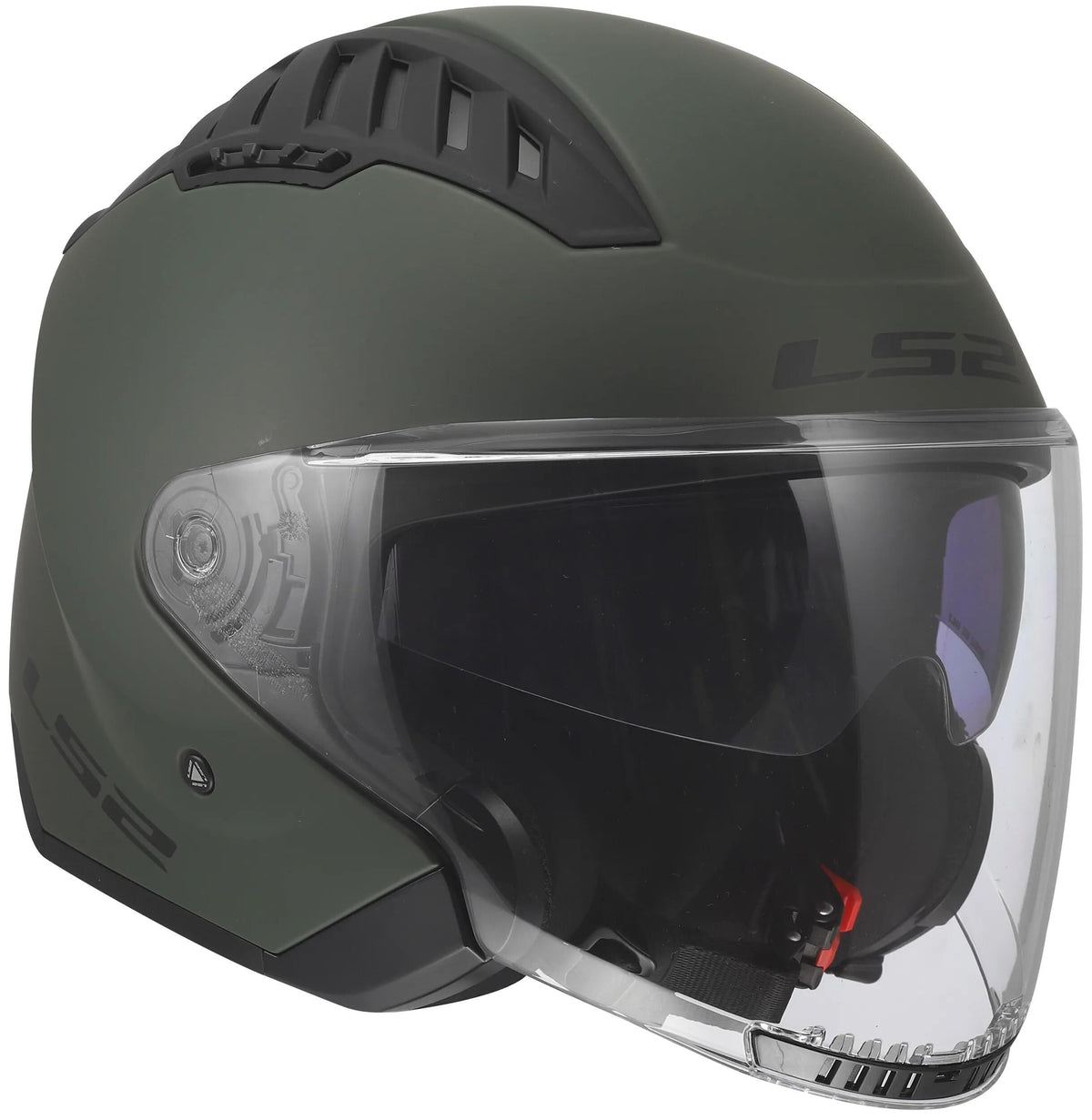 Ls2 jethelm of600 copter ii solid helmet of600 copter i military green gr. xl