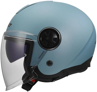 Ls2 jethelm of620 classy solid helmet of620 classy solid light blue matt xl
