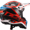 Ls2 crosshelm mx700 subverter evo ii stomp helmet mx700 subverte stomp white blue red l