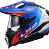 Ls2 endurohelm mx701 explorer hexa helmet mx701 explorer hexa white blue red xl