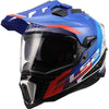Ls2 endurohelm mx701 explorer hexa helmet mx701 explorer hexa white blue red xl