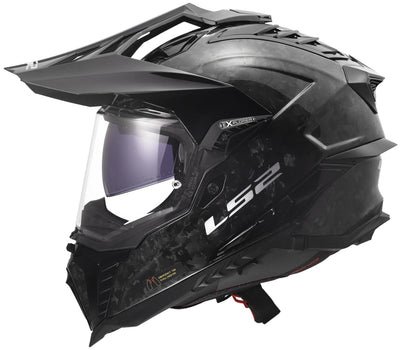 Ls2 endurohelm mx701 explorer carbon forged helmet mx701 explorer forged carbon gr. s