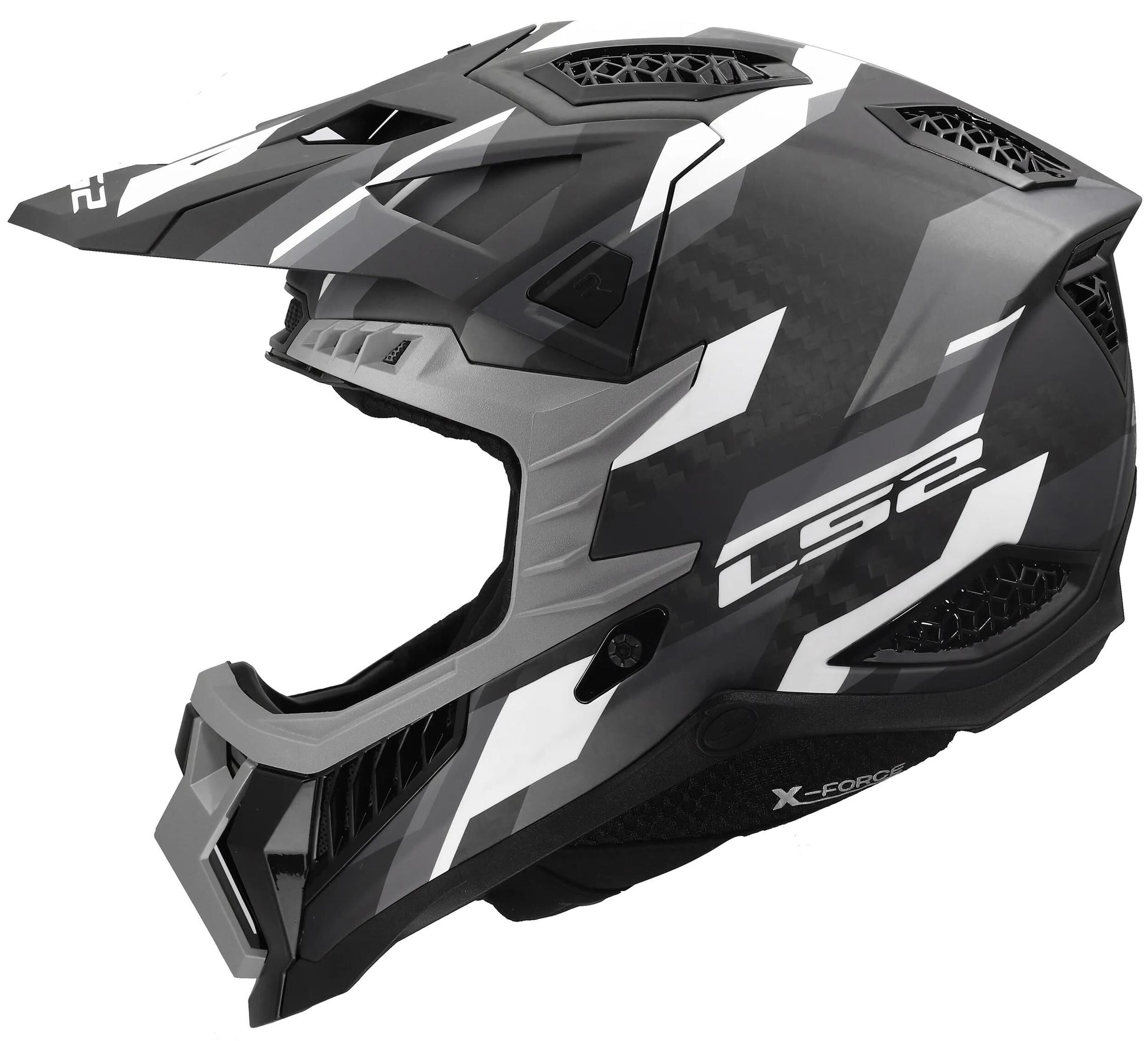 Ls2 crosshelm mx703 x-force phantom helmet mx703 x-force phantom matt gr. sw m