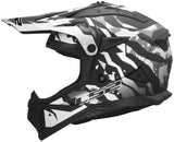 Ls2 crosshelm mx708 fast ii grotesk helmet mx708 fast ii grotesque matt black grey - afbeelding 2
