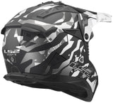 Ls2 crosshelm mx708 fast ii grotesk helmet mx708 fast ii grotesque matt black grey - afbeelding 1