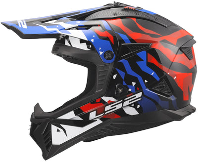 Ls2 crosshelm mx708 fast ii grotesk helmet mx708 fast ii grotesque white bl red xs
