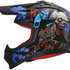 Ls2 crosshelm mx708 fast ii zombie helmet mx708 fast ii zombie black red blue gr.