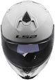 Ls2 integralhelm ff817 challenger ii solid helmet ff817 challeng ii solid white gr. m