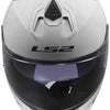 Ls2 integralhelm ff817 challenger ii solid helmet ff817 challeng ii solid white gr. xl