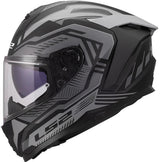 Ls2 integralhelm ff817 challenger ii dravix helmet ff817 challeng ii dravix matt gray s - afbeelding 2