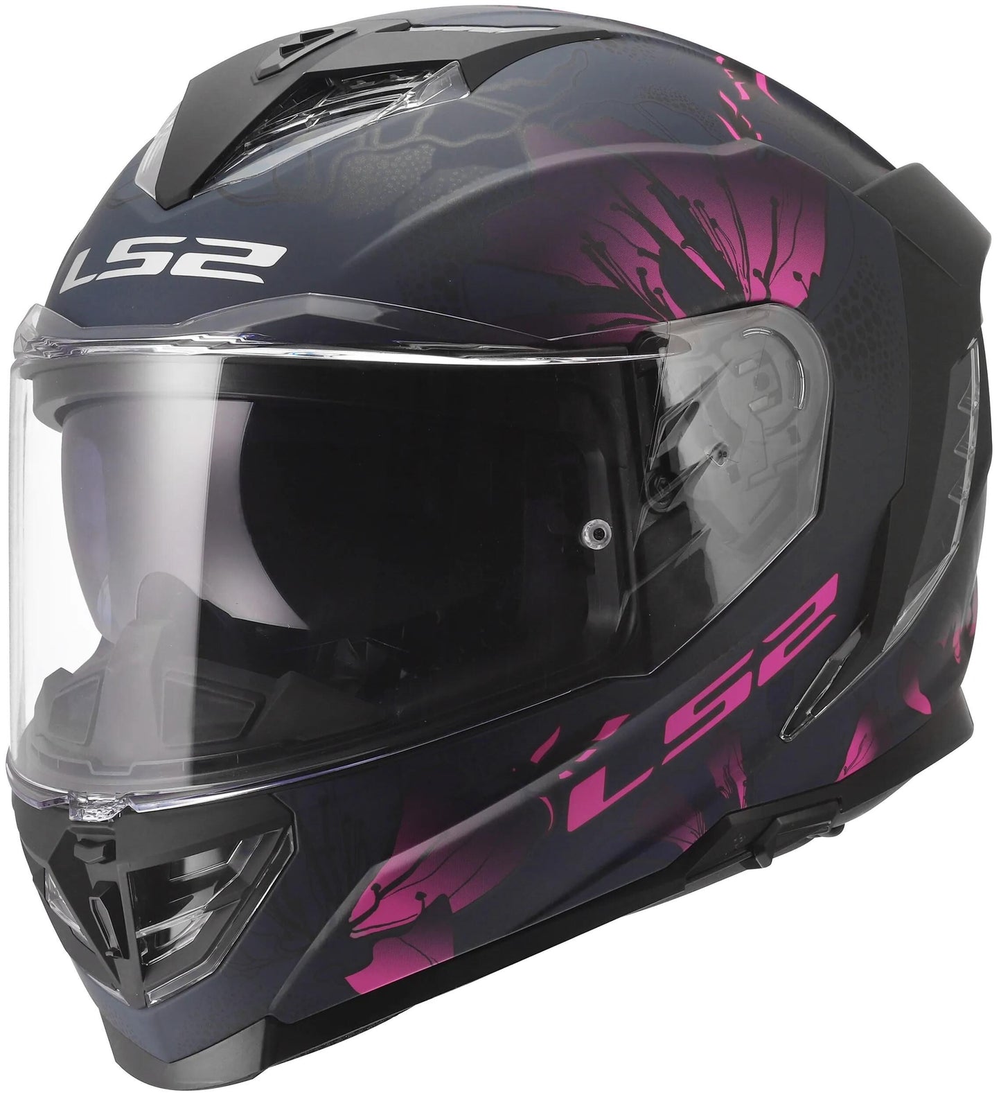 Ls2 integraalhelm ff818 storm iii burst helmet ff818 storm ii brushes matt black pink m