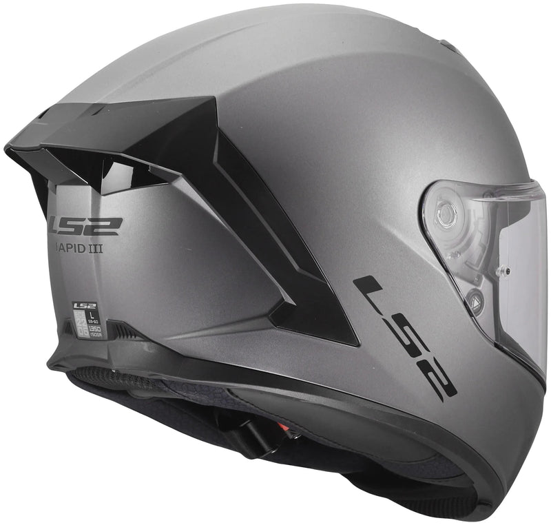 Ls2 integralhelm ff820 rapid iii solid helmets ff820 rapid i solid matt titanium s