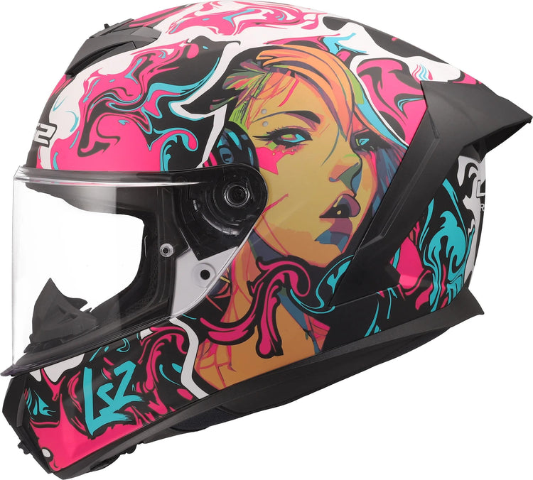 Ls2 integralhelm ff820 rapid iii cyberg helmets ff820 rapid i cyberg purple cyan gr. s