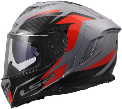 Ls2 integraalhelm ff818 storm iii dynamo helmet ff818 storm ii dynamo gray red gr. xl