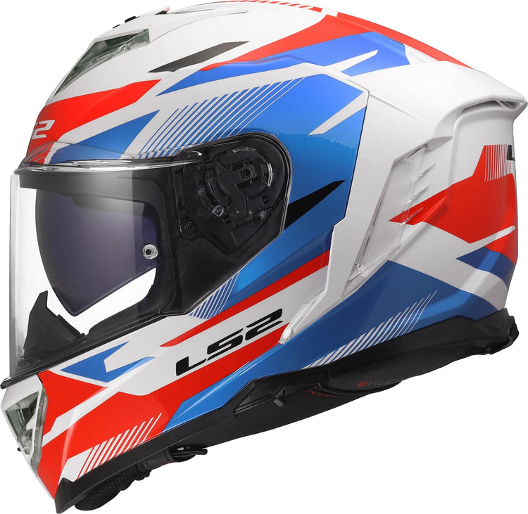 Ls2 integralhelm ff818 storm iii komai helmet ff818 storm ii komai white blue red m