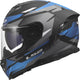 Ls2 integralhelm ff818 storm iii komai helmet ff818 storm ii komai matt black blue xl