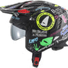 Ufo plast sheratan jethelm helmet sheratan xs matt graphic