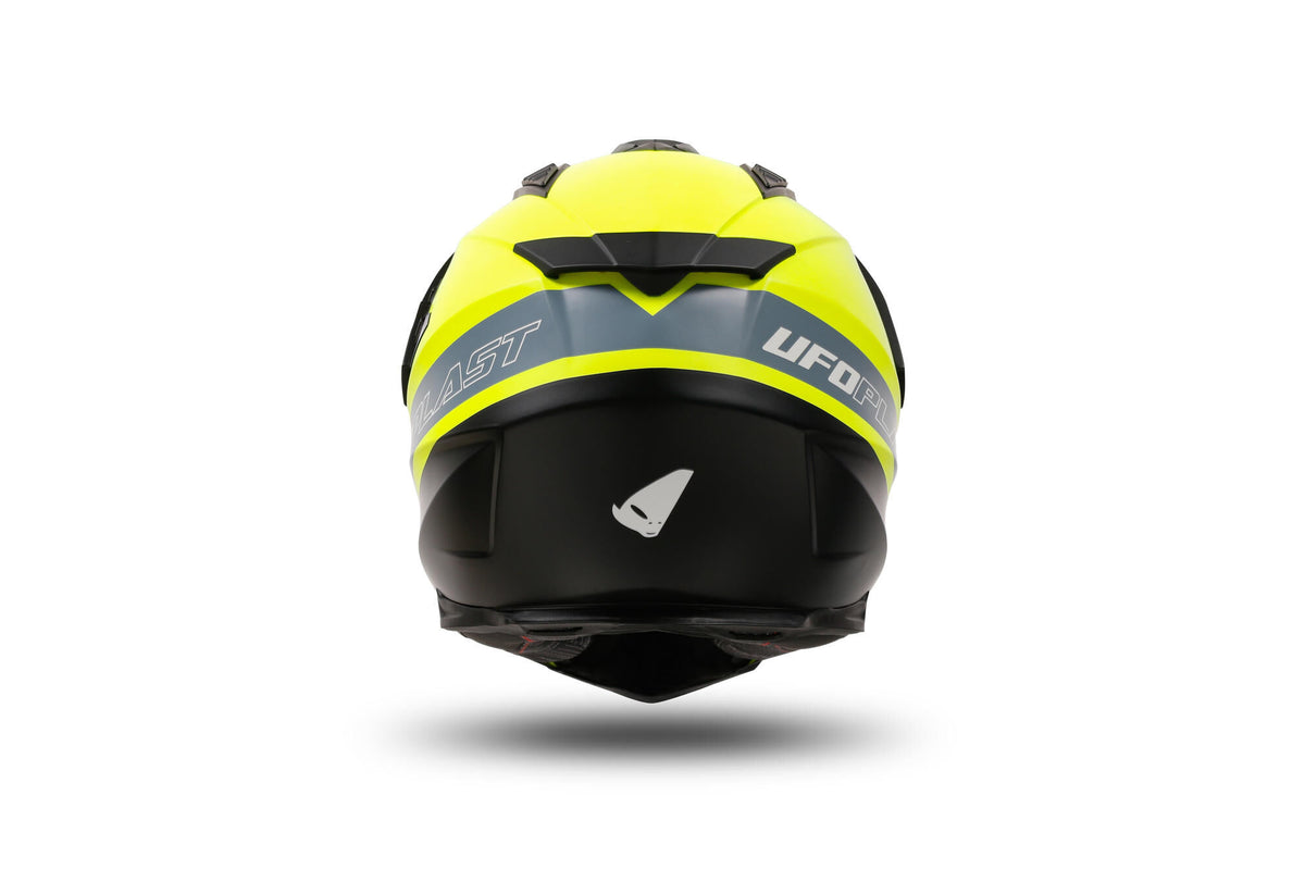 Ufo plast endurohelm ariëns helmet aries l yellow black