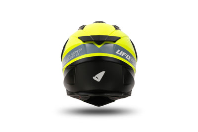Ufo plast endurohelm aries helmet aries s yellow black