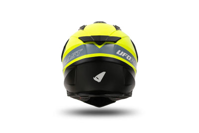 Ufo plast endurohelm aries helmet aries s yellow black