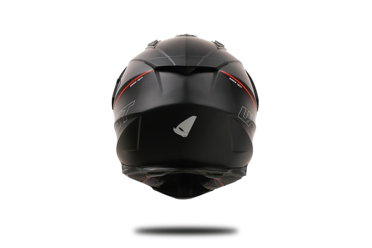 Ufo plast endurohelm aries helmet aries l black red