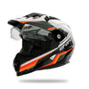 Ufo plast endurohelm aries helmet aries xl white black