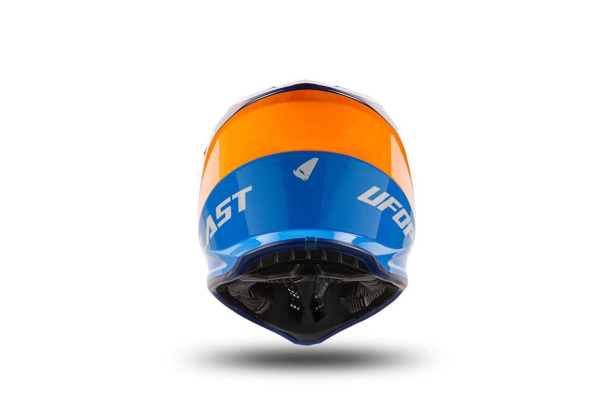Ufo plast kinder crosshelm korey , uitneembaar helmet ufo plst korey m blue orange