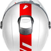 Ufo plast jethelm nixie helmet ufo nixie jet white red gr. l