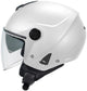 Ufo plast jethelm nixie helmet ufo nixie jet white gr. xl