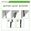 Oxford snelbinder atlas g-hook atlas g-hook 26mm x 1,2m black pair