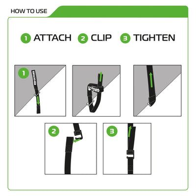 Oxford snelbinder atlas g-hook atlas g-hook 17mm x 1,2m black pair