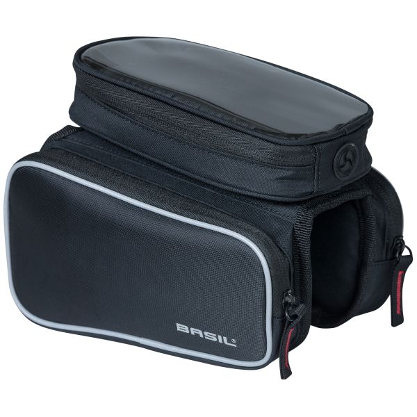 Basil Sport Design frametas dubbel M zwart