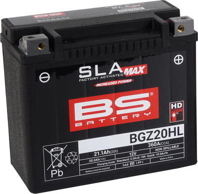Bs-battery batterie bgz20hl btx20hl btx20hl-bs battery bgz20hl bs sla-max hd